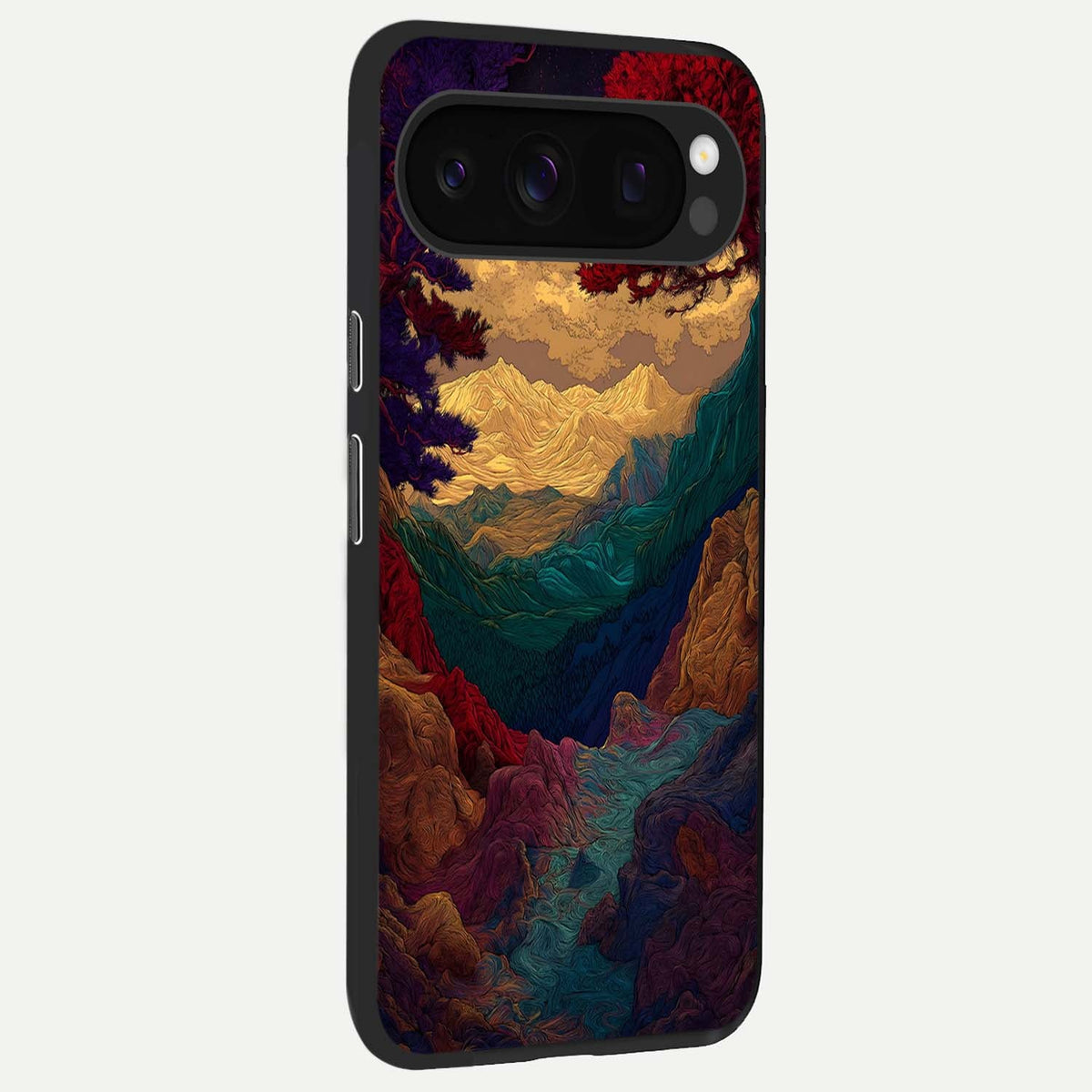  Mystic Valley Light back cover For Google Pixel 10 Pro slim fit glass case with vibrant aesthetic design