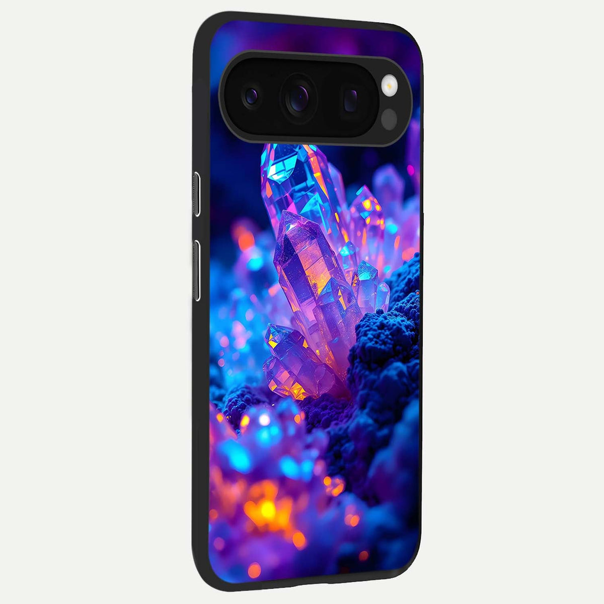  Neon Aura Shards back cover For Google Pixel 10 Pro slim fit glass case with vibrant aesthetic design
