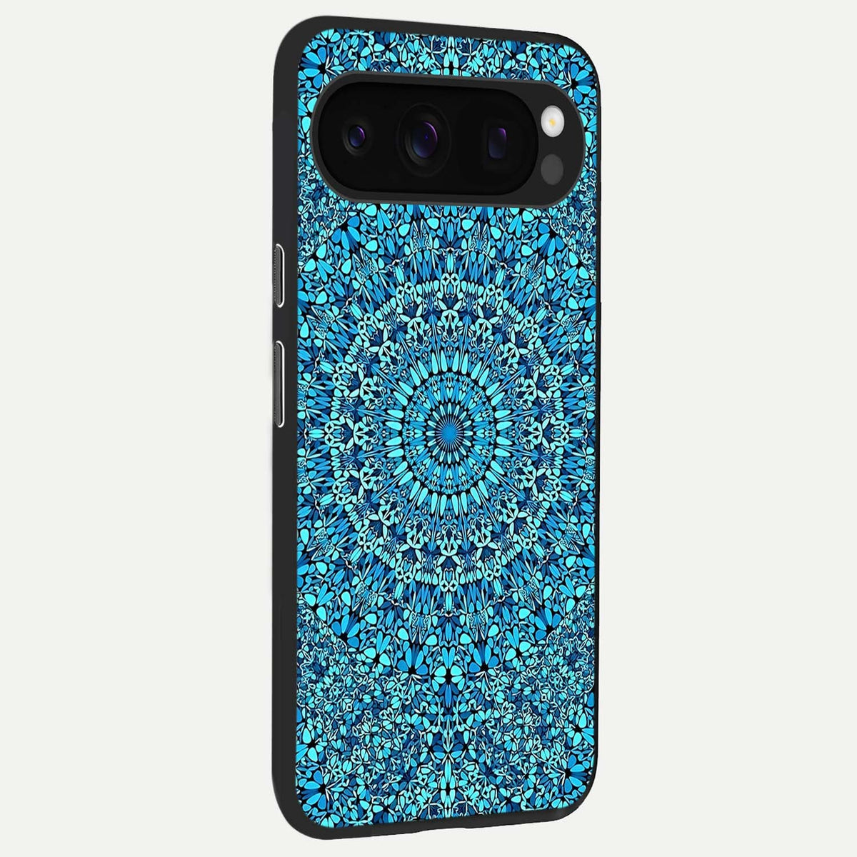  Ocean Bloom Mandala back cover For Google Pixel 10 Pro slim fit glass case with vibrant aesthetic design