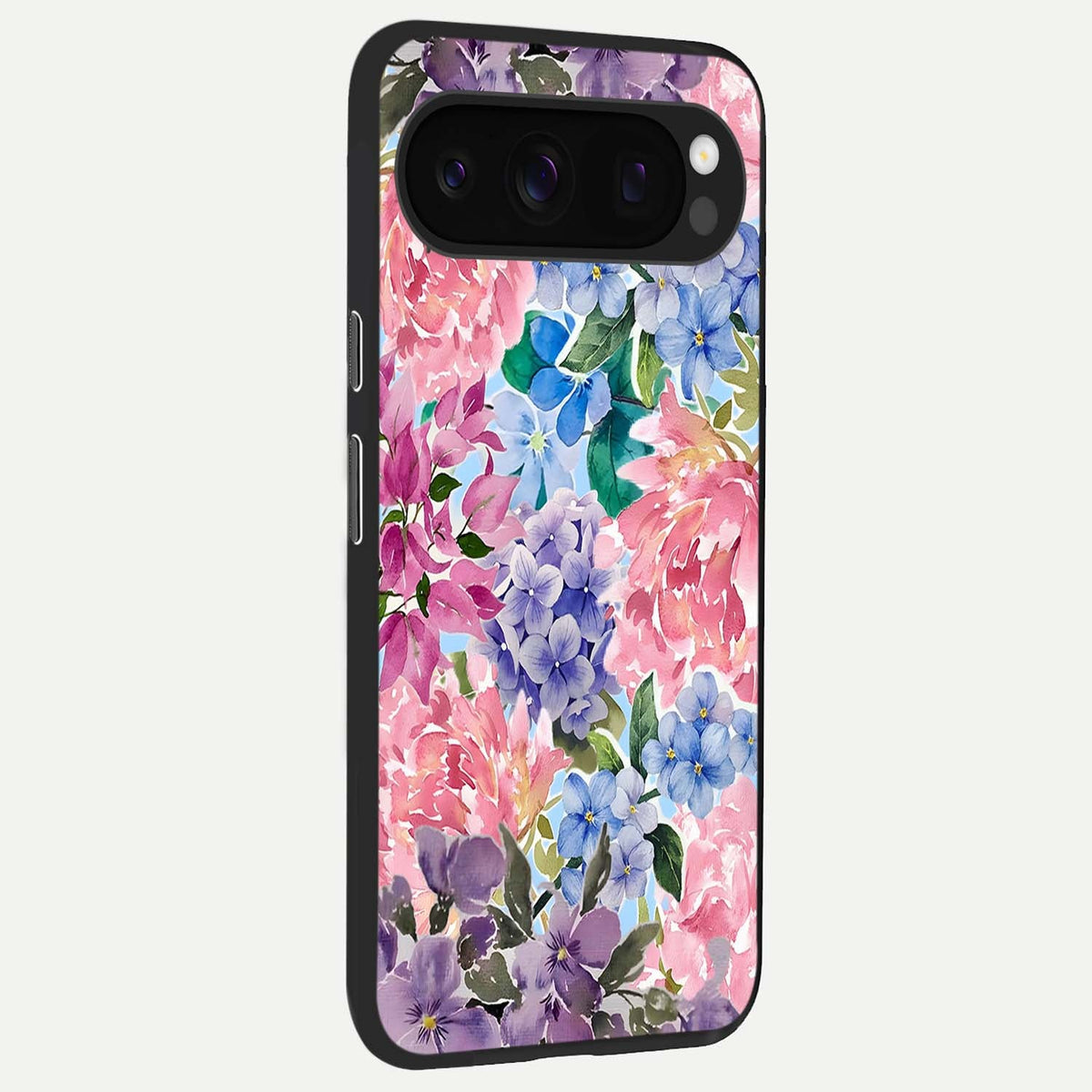  Pastel Floral Mix back cover For Google Pixel 10 Pro slim fit glass case with vibrant aesthetic design