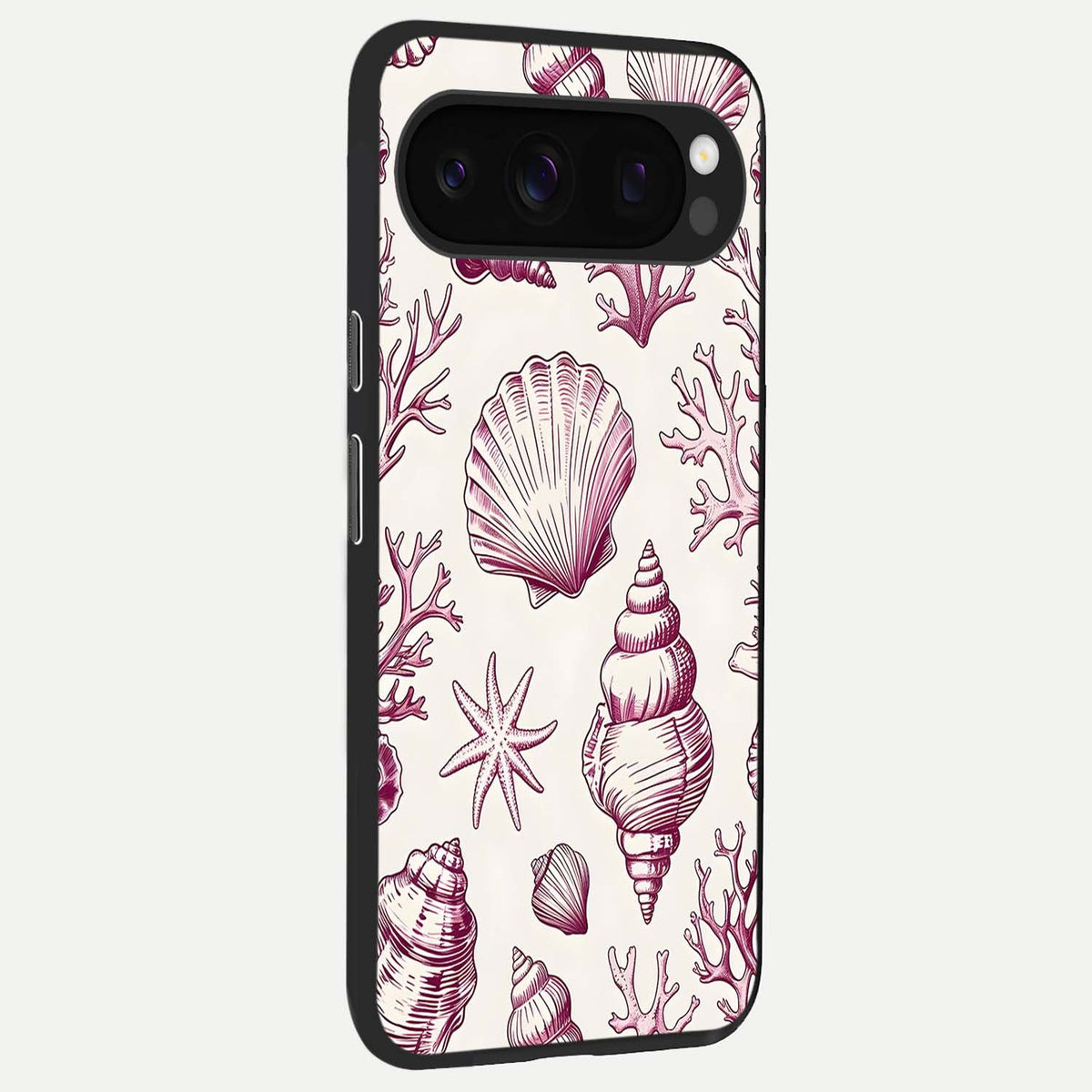  Pink Power Sparks back cover For Google Pixel 10 Pro slim fit glass case with vibrant aesthetic design