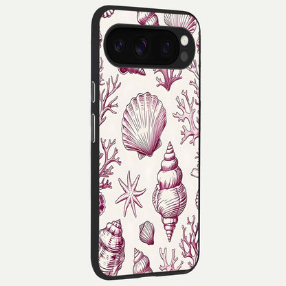  Pink Power Sparks back cover For Google Pixel 10 Pro slim fit glass case with vibrant aesthetic design
