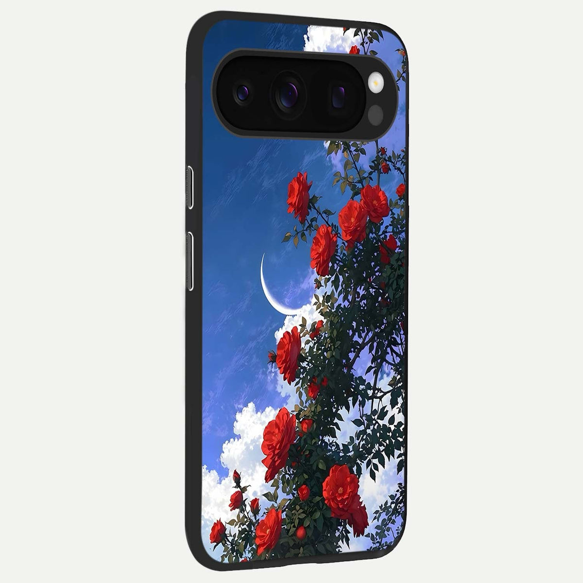  Rose Drift Flowers back cover For Google Pixel 10 Pro slim fit glass case with vibrant aesthetic design