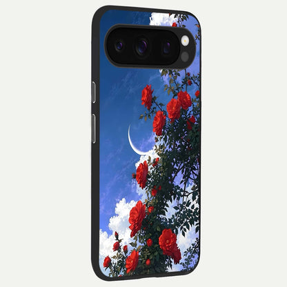  Rose Drift Flowers back cover For Google Pixel 10 Pro slim fit glass case with vibrant aesthetic design
