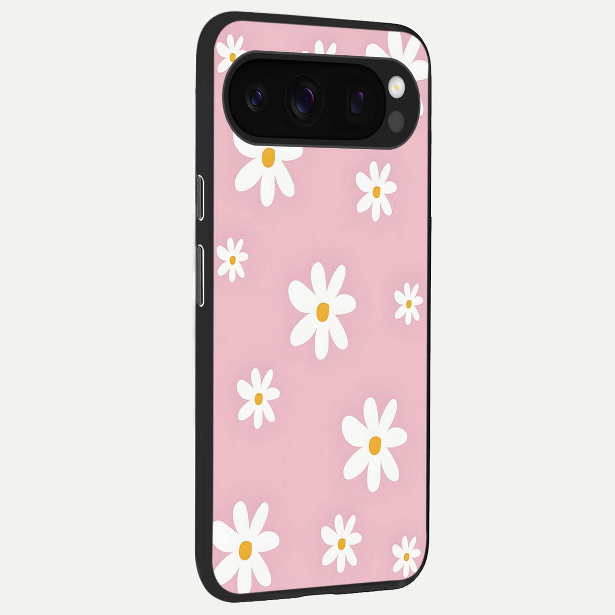  Soft Daisy Bliss back cover For Google Pixel 10 Pro slim fit glass case with vibrant aesthetic design