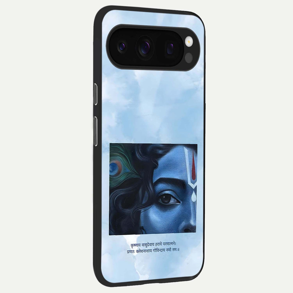  Spiritual Krishna back cover For Google Pixel 10 Pro slim fit glass case with vibrant aesthetic design