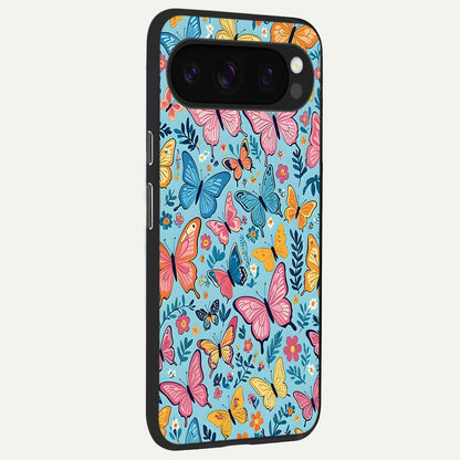  Spring Wing Garden back cover For Google Pixel 10 Pro slim fit glass case with vibrant aesthetic design