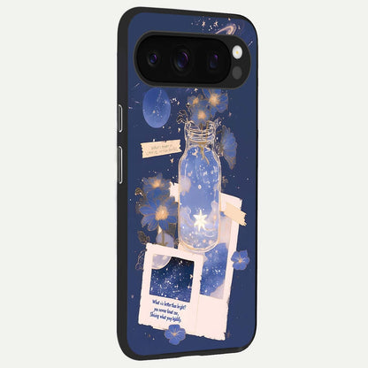  Starlit Cosmic Jar back cover For Google Pixel 10 Pro slim fit glass case with vibrant aesthetic design
