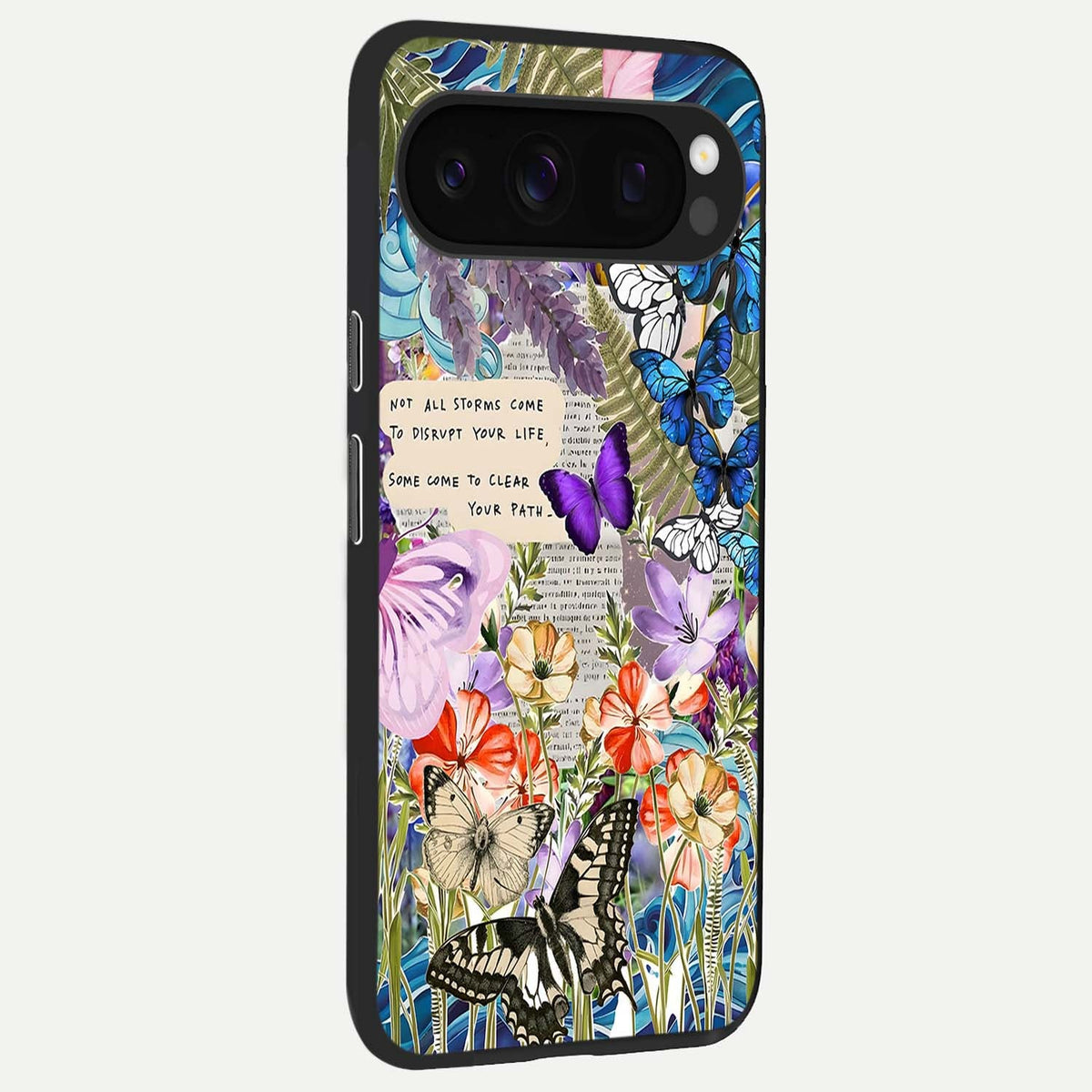  Storm Path Bloom back cover For Google Pixel 10 Pro slim fit glass case with vibrant aesthetic design