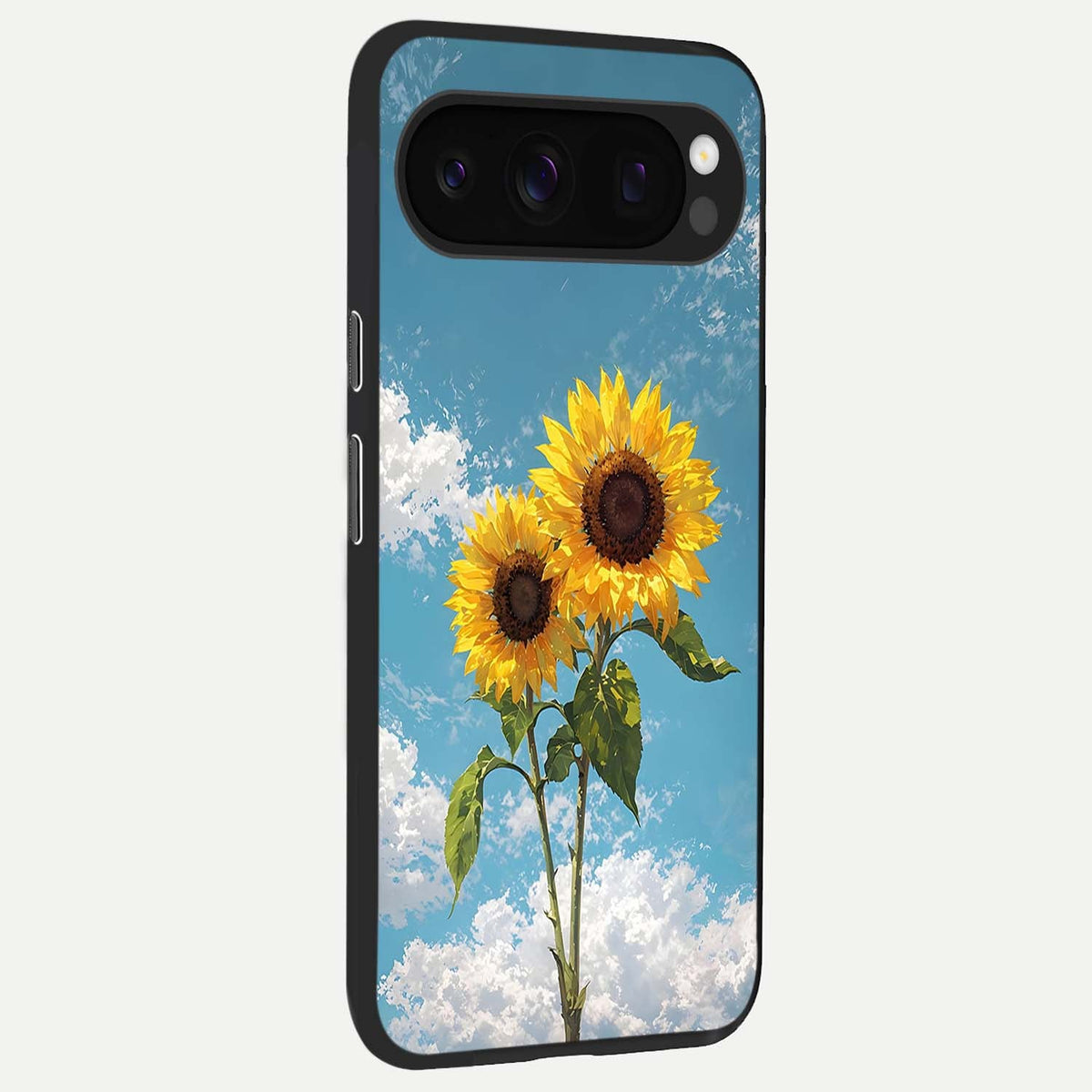  Sunlit Daisy Glow back cover For Google Pixel 10 Pro slim fit glass case with vibrant aesthetic design