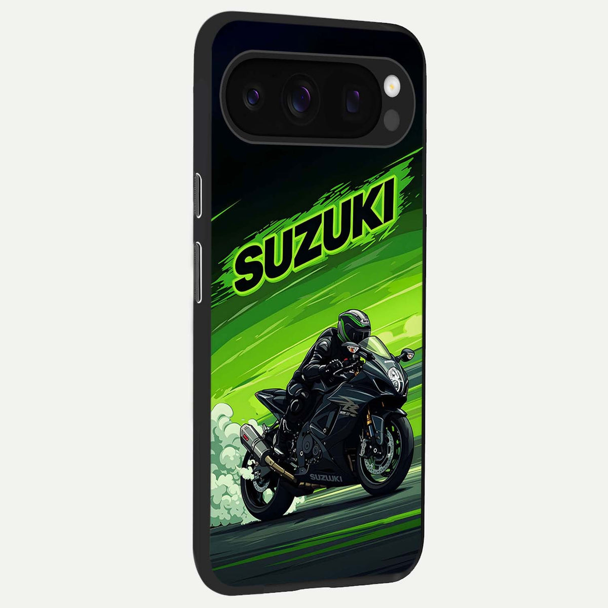  Suzuki Speed Beast back cover For Google Pixel 10 Pro slim fit glass case with vibrant aesthetic design