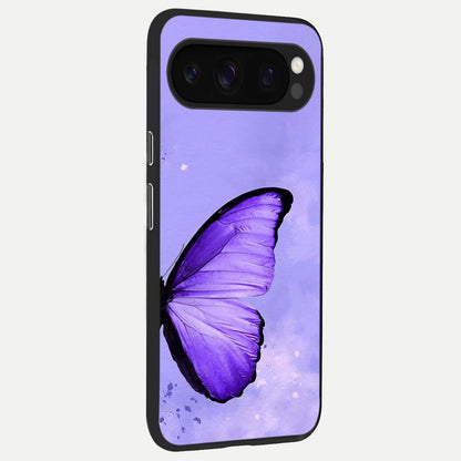  Violet Dream Wing back cover For Google Pixel 10 Pro slim fit glass case with vibrant aesthetic design