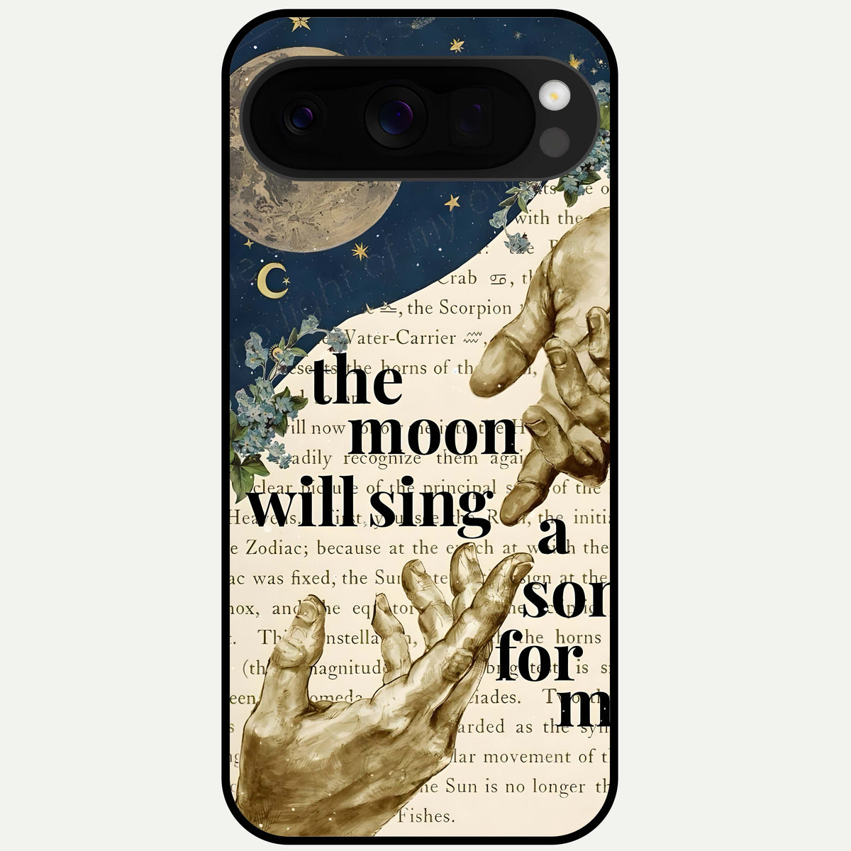  Aesthetic Divine Glass Case For Google Pixel 10 Pro XL back cover – full design glossy printed glass finish