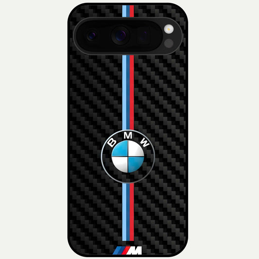 BMW Pattern Glass Case For Google Pixel 10 Pro XL back cover – full design glossy printed glass finish