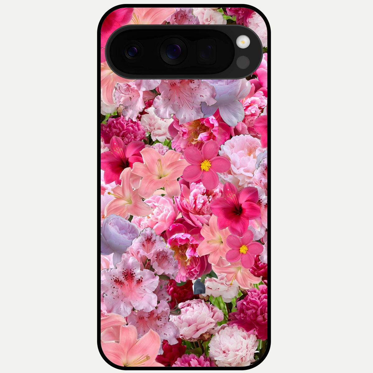  Bloom Crush Fantasy Glass Case For Google Pixel 10 Pro XL back cover – full design glossy printed glass finish