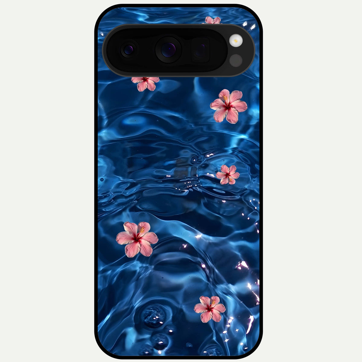  Bloom Thread Art Glass Case For Google Pixel 10 Pro XL back cover – full design glossy printed glass finish