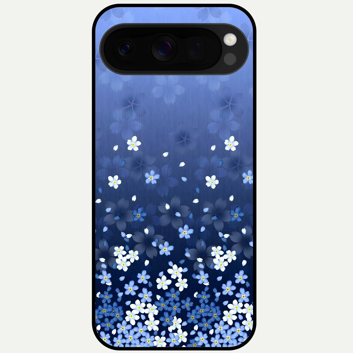  Blue Starry Glass Case For Google Pixel 10 Pro XL back cover – full design glossy printed glass finish