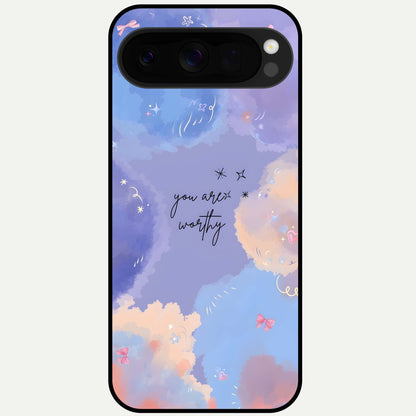  Celestial Cloud Magic Glass Case For Google Pixel 10 Pro XL back cover – full design glossy printed glass finish