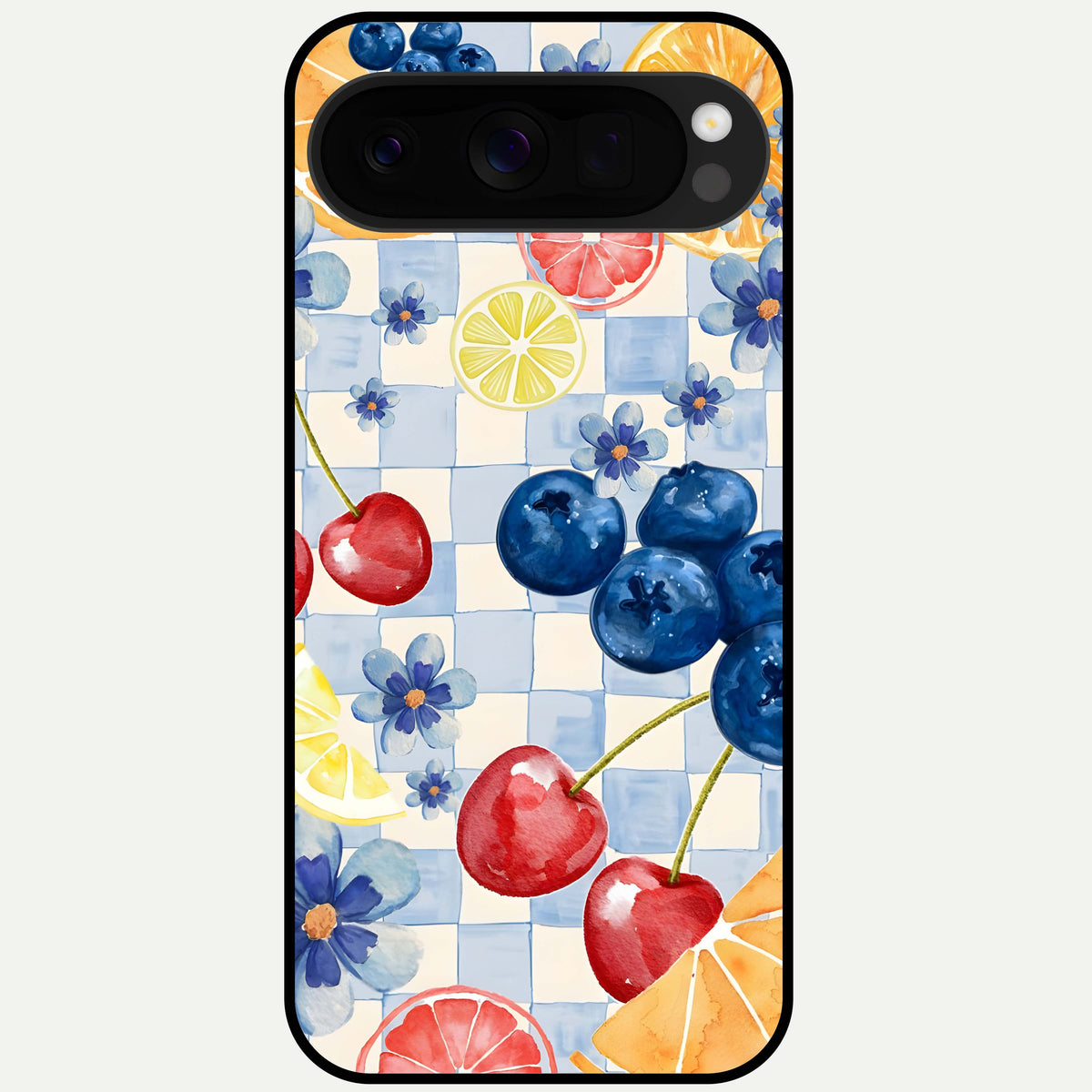  Citrus Bloom Joy Glass Case For Google Pixel 10 Pro XL back cover – full design glossy printed glass finish