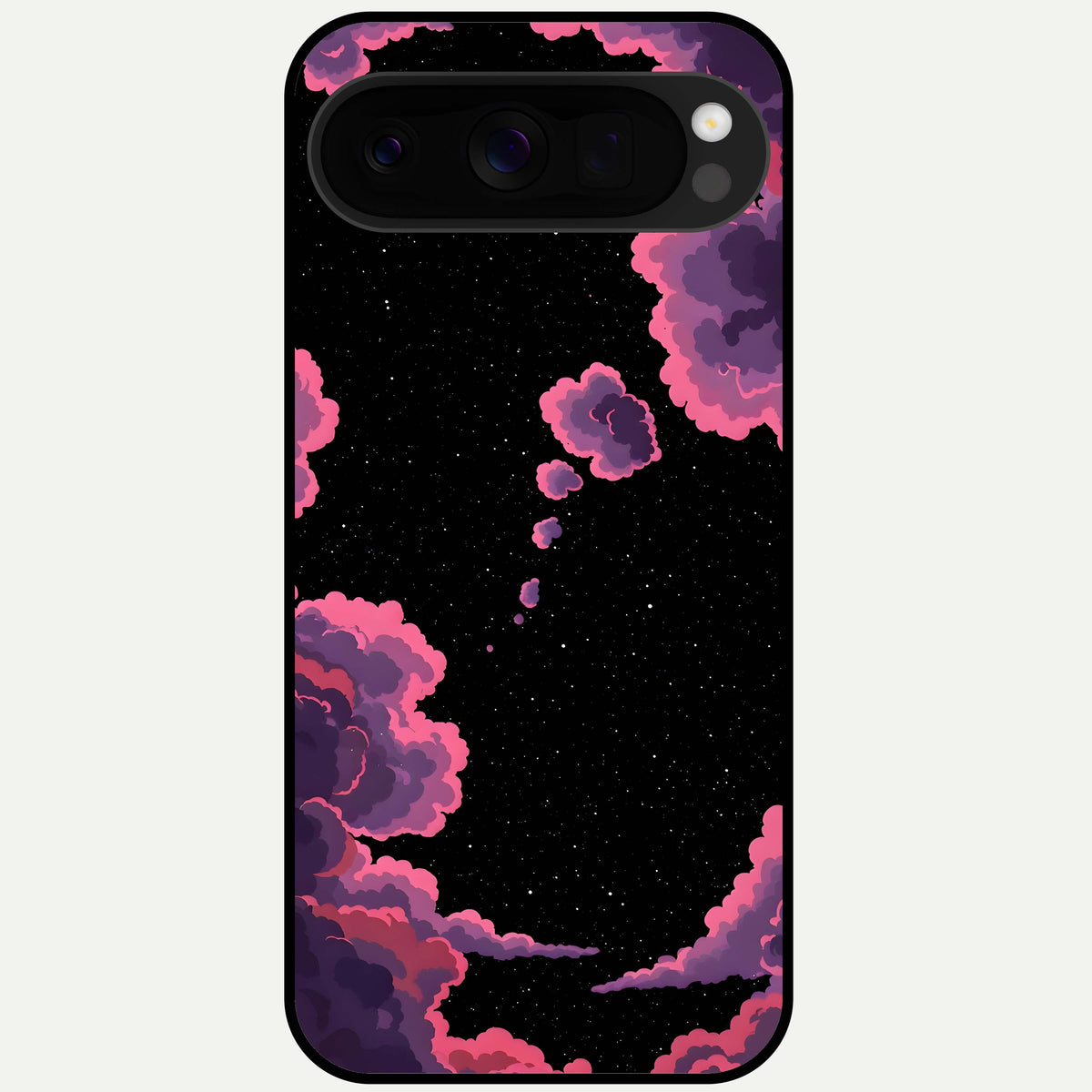  Cosmic Cloud Journey Glass Case For Google Pixel 10 Pro XL back cover – full design glossy printed glass finish