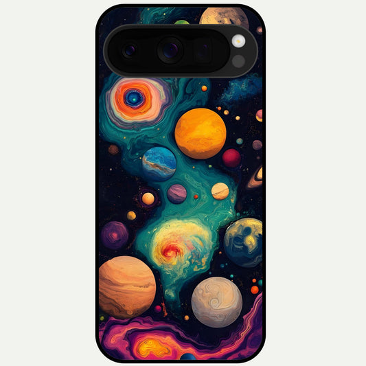  Cosmic Planet Journey Glass Case For Google Pixel 10 Pro XL back cover – full design glossy printed glass finish