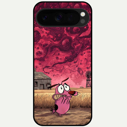  Courage Under Sky Glass Case For Google Pixel 10 Pro XL back cover – full design glossy printed glass finish