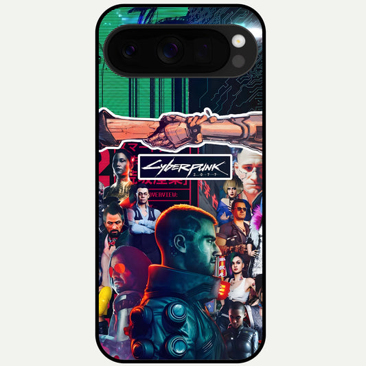  CYBERPUNK Legacy Glass Case For Google Pixel 10 Pro XL back cover – full design glossy printed glass finish
