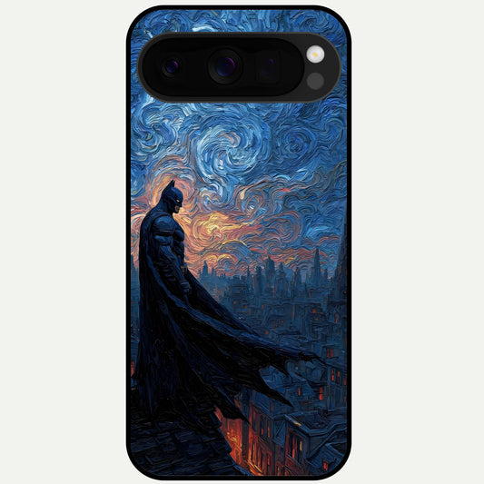  Dark Knight Dusk Glass Case For Google Pixel 10 Pro XL back cover – full design glossy printed glass finish