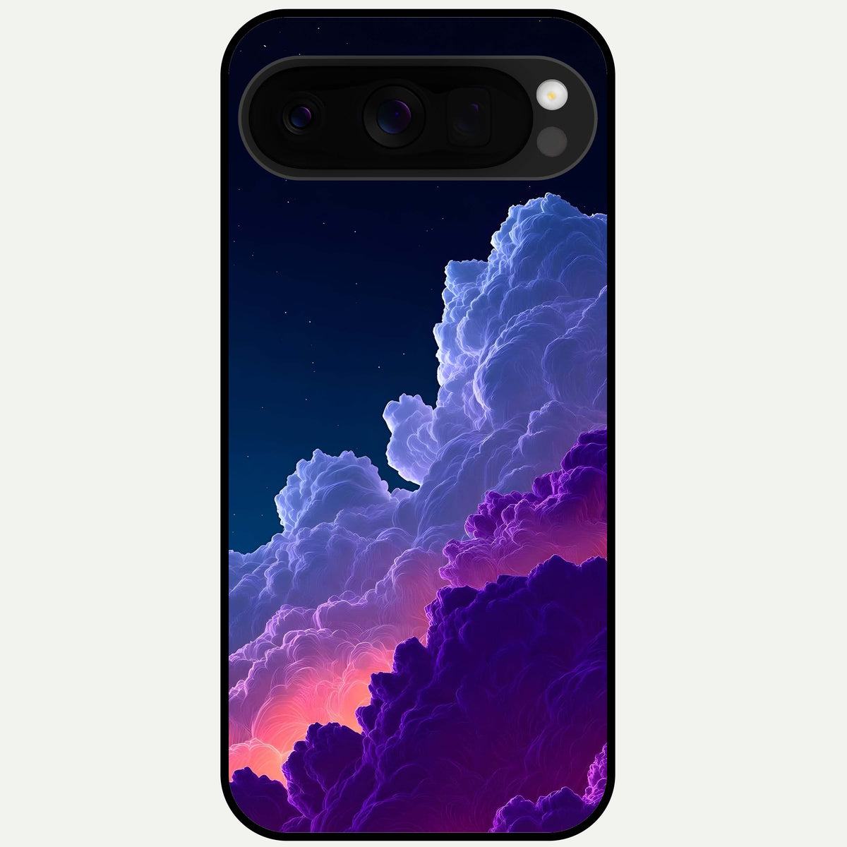  Dreamy Cloud Skies Glass Case For Google Pixel 10 Pro XL back cover – full design glossy printed glass finish