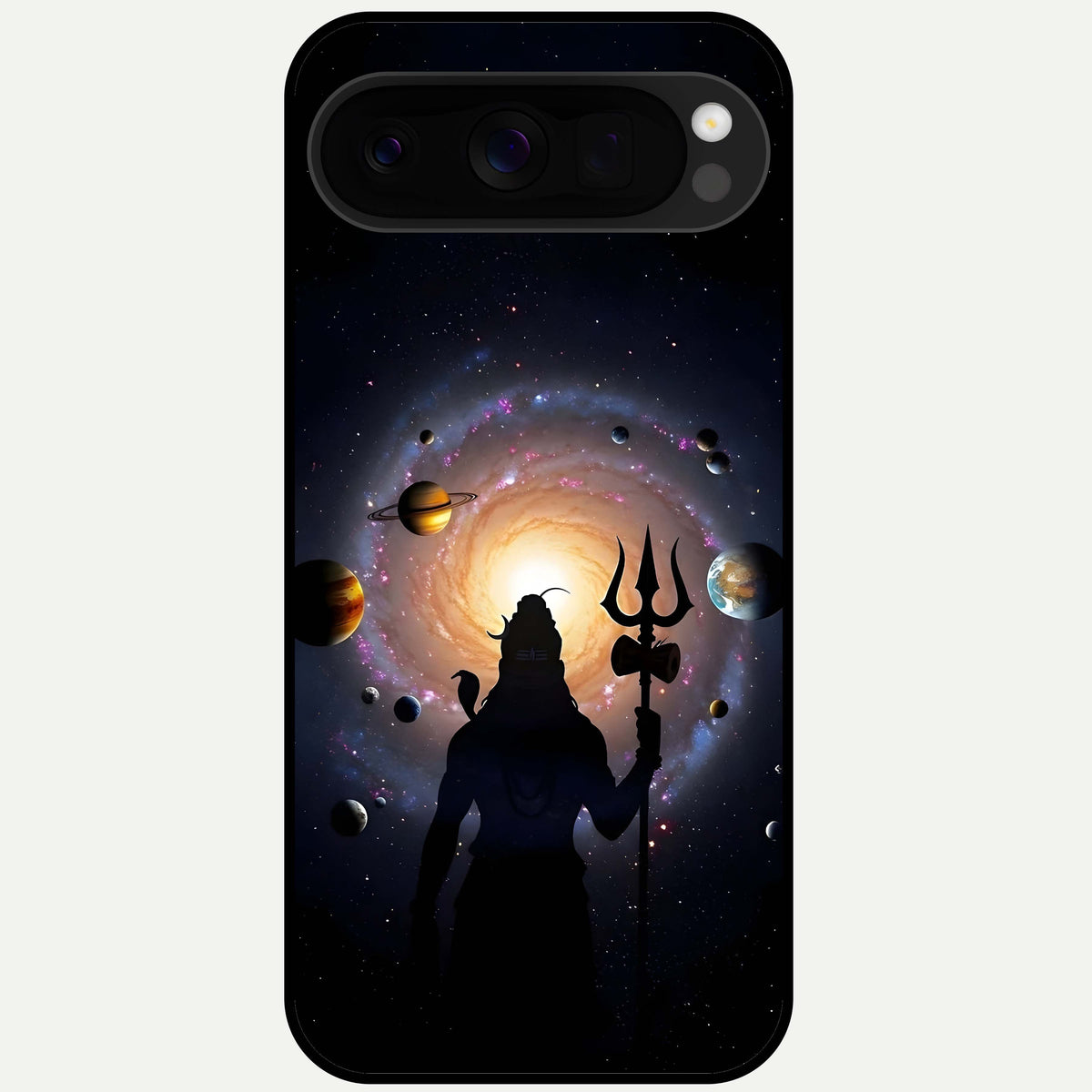  Galactic Shiva Vision Glass Case For Google Pixel 10 Pro XL back cover – full design glossy printed glass finish