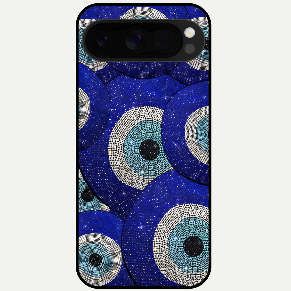  Galaxy Eye Flow Glass Case For Google Pixel 10 Pro XL back cover – full design glossy printed glass finish