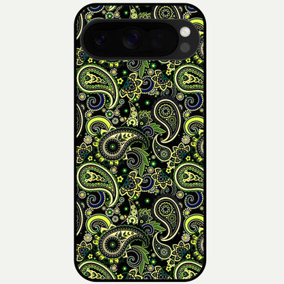  Green Lemon Glass Case For Google Pixel 10 Pro XL back cover – full design glossy printed glass finish