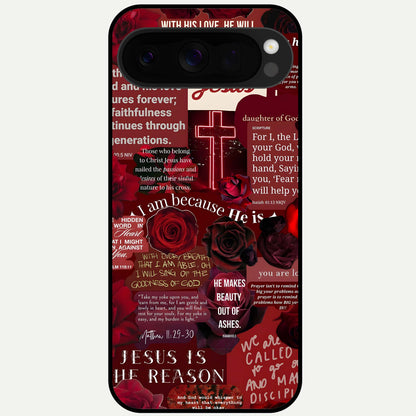  Jesus Love Heals Glass Case For Google Pixel 10 Pro XL back cover – full design glossy printed glass finish