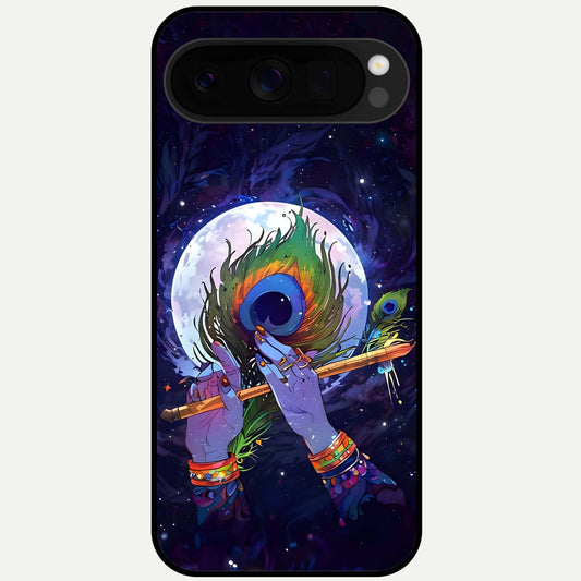  Krishna Hands Art Glass Case For Google Pixel 10 Pro XL back cover – full design glossy printed glass finish