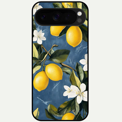  Lemon Dream Garden Glass Case For Google Pixel 10 Pro XL back cover – full design glossy printed glass finish