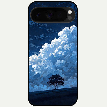 Midnight Sky Serenity Glass Case For Google Pixel 10 Pro XL back cover – full design glossy printed glass finish