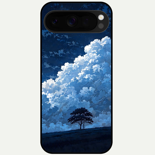  Midnight Sky Serenity Glass Case For Google Pixel 10 Pro XL back cover – full design glossy printed glass finish