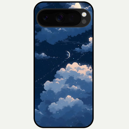  Moon Dream Haze Glass Case For Google Pixel 10 Pro XL back cover – full design glossy printed glass finish