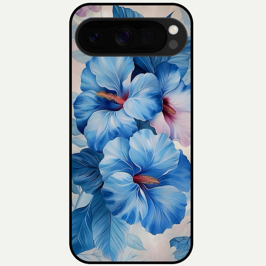  Ocean Hibiscus Grace Glass Case For Google Pixel 10 Pro XL back cover – full design glossy printed glass finish