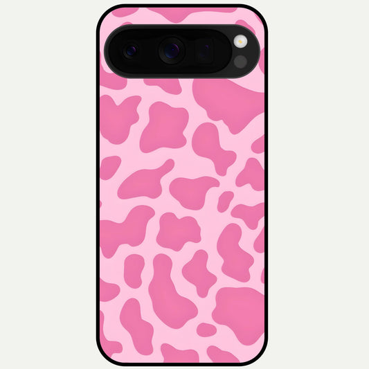  Pinkish Scenery Glass Case For Google Pixel 10 Pro XL back cover – full design glossy printed glass finish