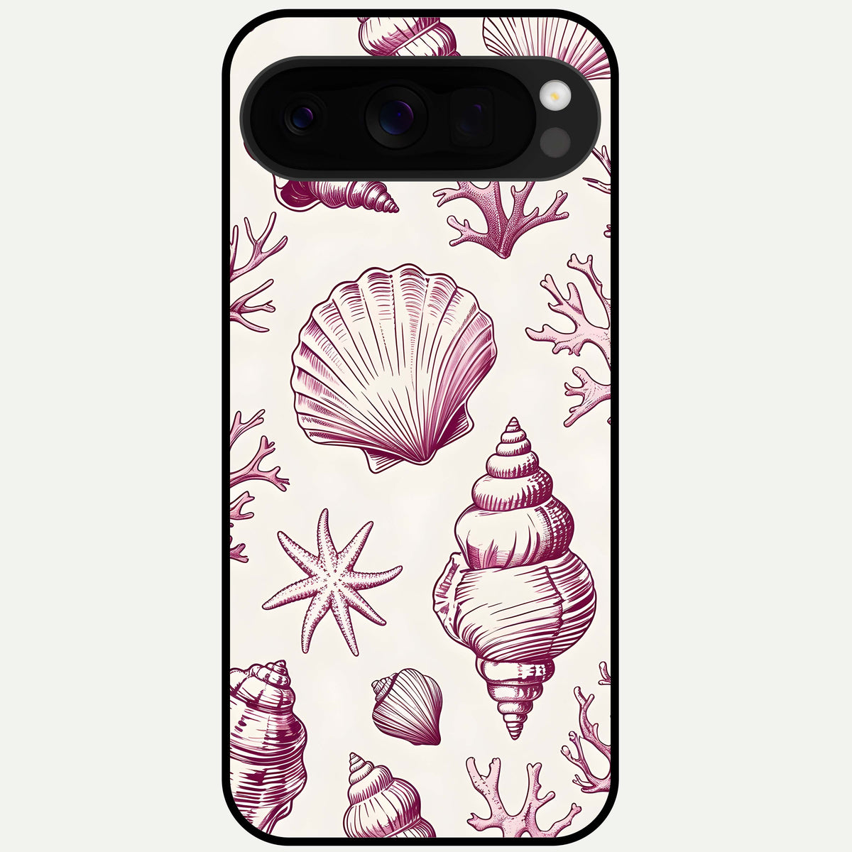  Pink Power Sparks Glass Case For Google Pixel 10 Pro XL back cover – full design glossy printed glass finish