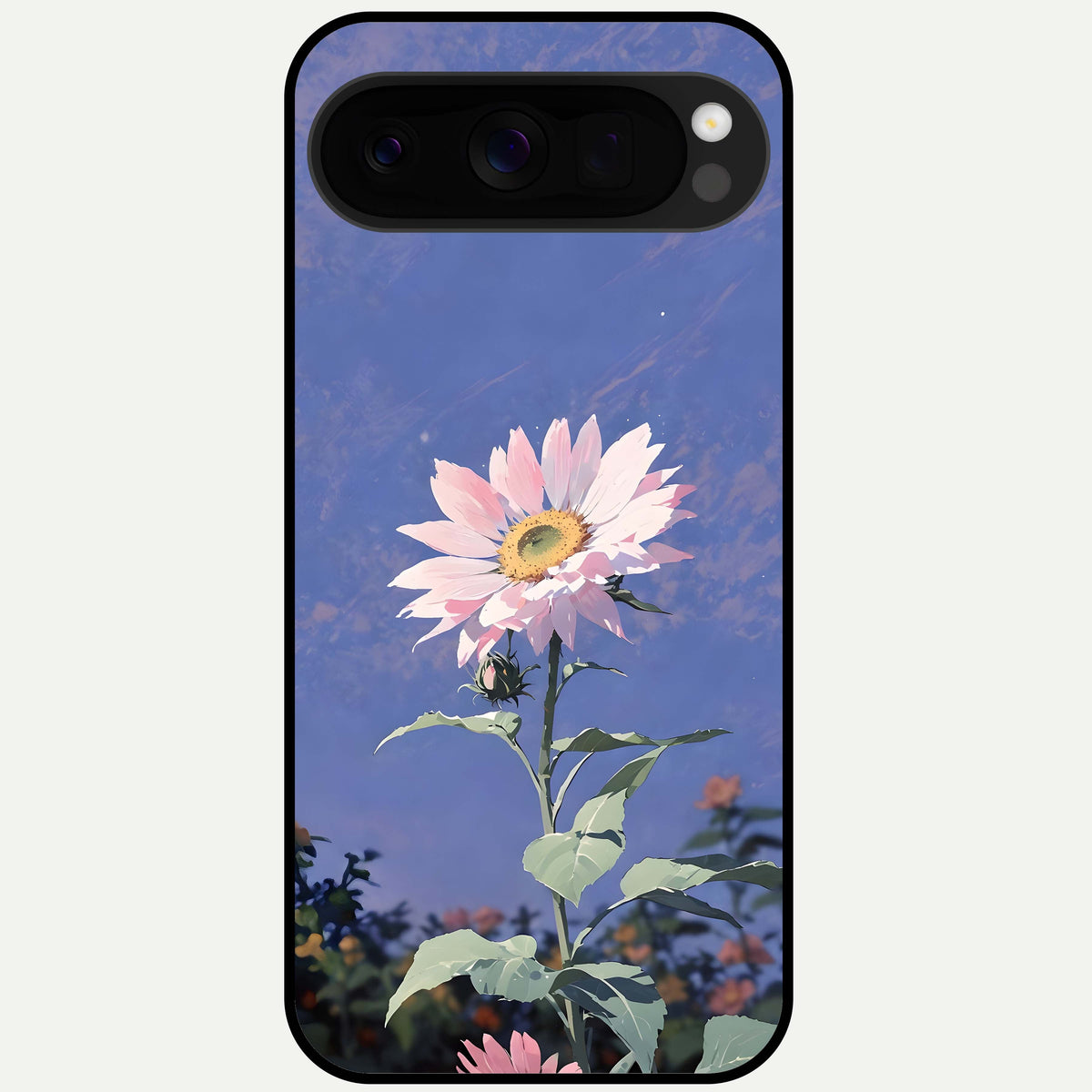  Pink Shells Outline Glass Case For Google Pixel 10 Pro XL back cover – full design glossy printed glass finish