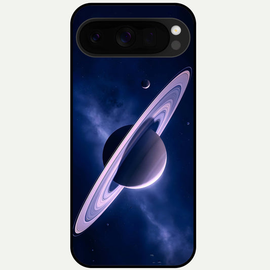  Saturn Ring Mystique Glass Case For Google Pixel 10 Pro XL back cover – full design glossy printed glass finish