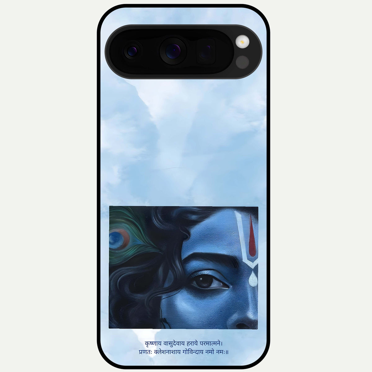  Spiritual Krishna Glass Case For Google Pixel 10 Pro XL back cover – full design glossy printed glass finish