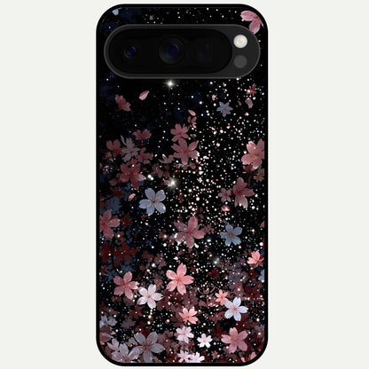  Starlit Flower Dreams Glass Case For Google Pixel 10 Pro XL back cover – full design glossy printed glass finish