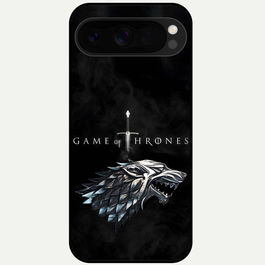  Throne Wolf Legacy Glass Case For Google Pixel 10 Pro XL back cover – full design glossy printed glass finish