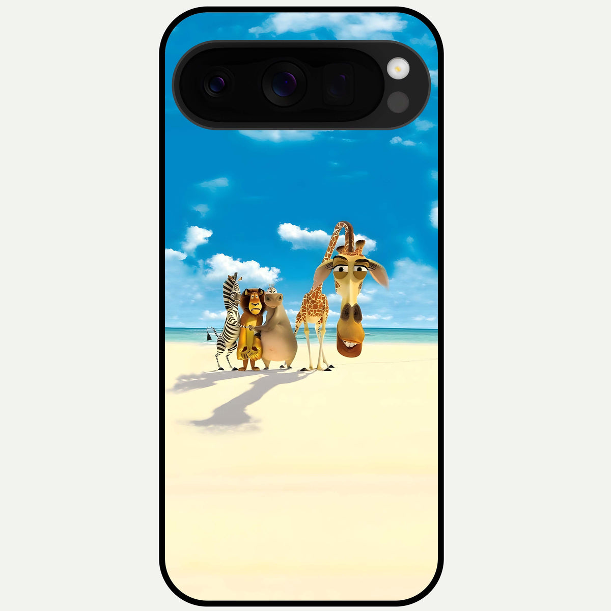  Tropical Fun Squad Glass Case For Google Pixel 10 Pro XL back cover – full design glossy printed glass finish
