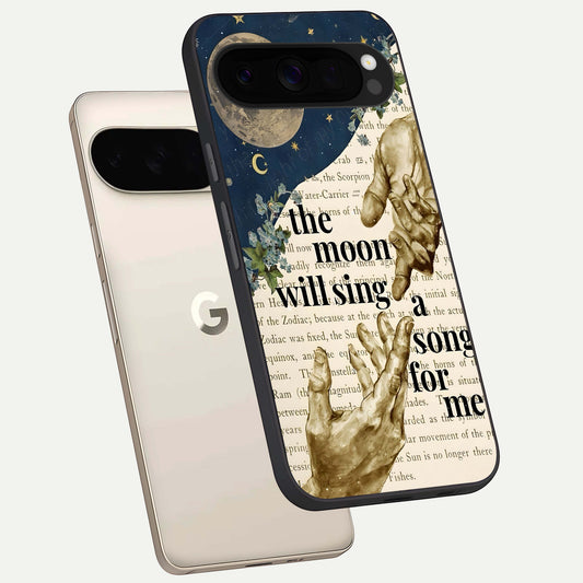  Aesthetic Divine phone case For Google Pixel 10 Pro XL showing premium glass back cover with detailed artwork
