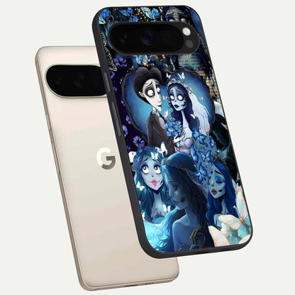  Butterfly Ghost Soul phone case For Google Pixel 10 Pro XL showing premium glass back cover with detailed artwork
