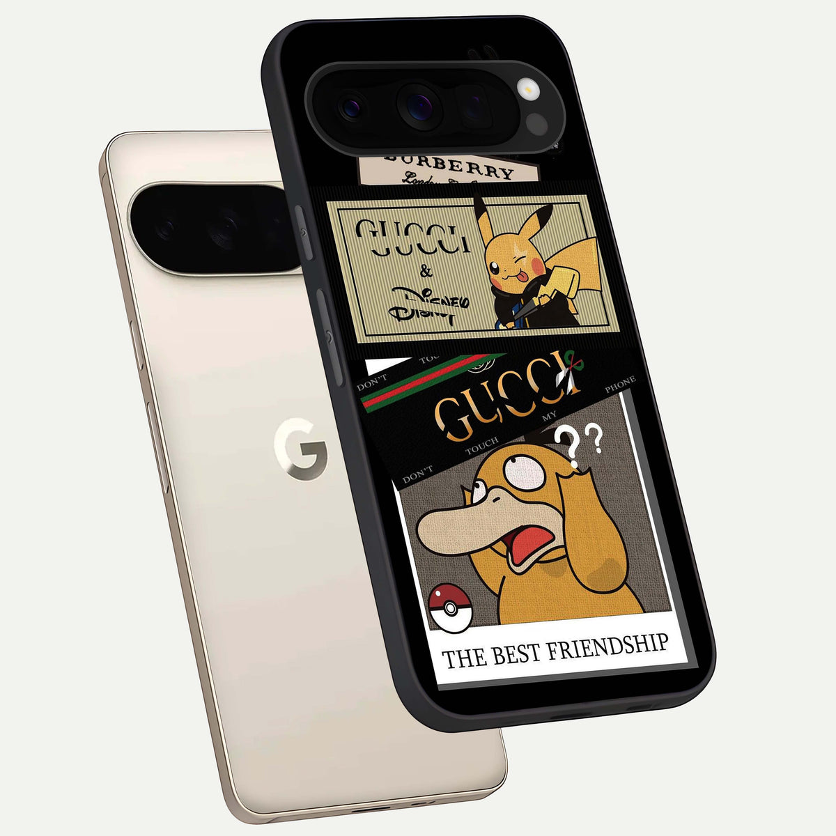  Cartoon Brand Play Mashup phone case For Google Pixel 10 Pro XL showing premium glass back cover with detailed artwork